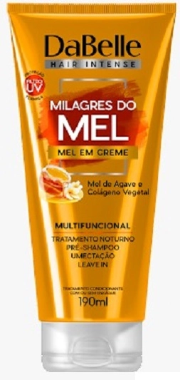 Mel Em Creme Multifuncional Dabelle Hair Intense Milagres Do Mel Bisnaga 190ml