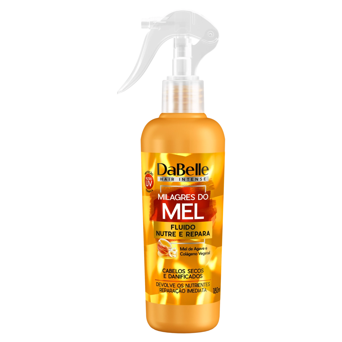 Fluido Nutre E Repara Dabelle Hair Intense Milagres Do Mel Frasco 180ml Borrifador