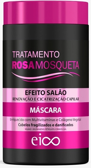 Máscara Eico Tratamento Rosa Mosqueta Pote 1kg