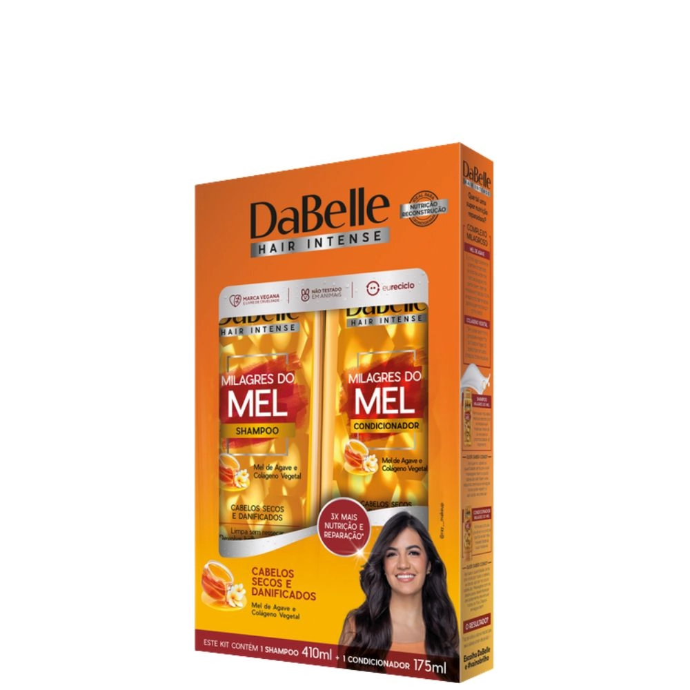 Kit Dabelle Sh 410ml Cond 175ml Milagres Do Mel