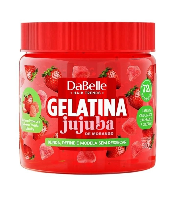 Gelatina Cap Dabelle 500g Jujuba De Morango