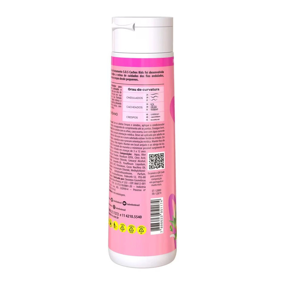 Cond Salon Line S.o.s Cachos Kids 300ml Definicao