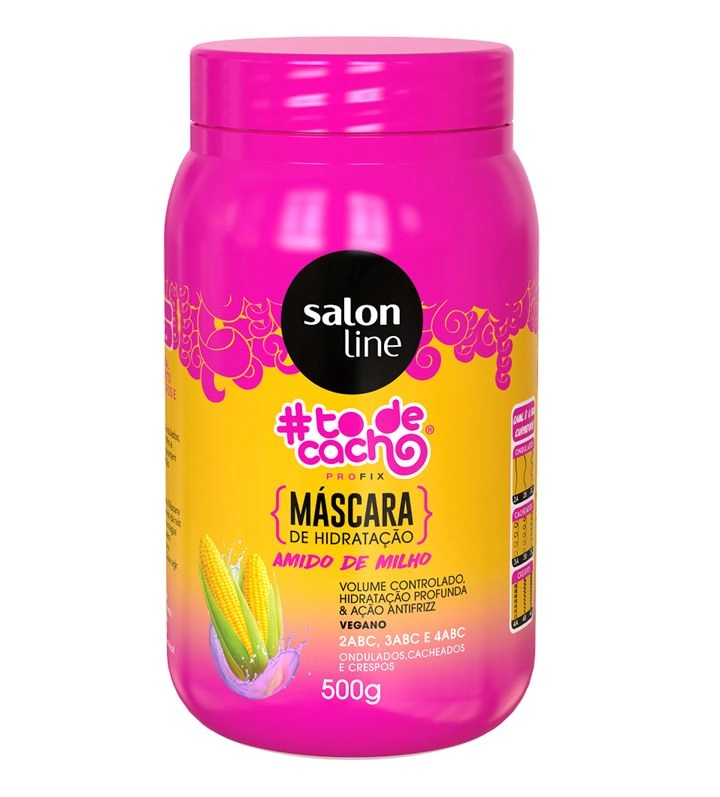 Masc Maionese Salon Line Todecacho 500g Amido De Milho
