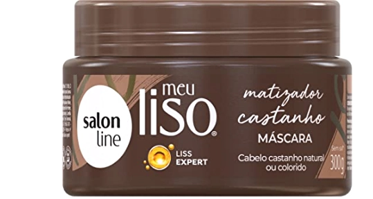 Masc Matiz Salon Line Meu Liso 300g Castanho