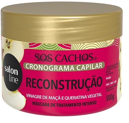 Masc Sos Salon Line Cronograma Cap.300g Reconstrucao