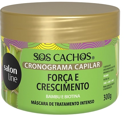 Masc Sos Salon Line Cronograma Cap.300g Forca Crescimento