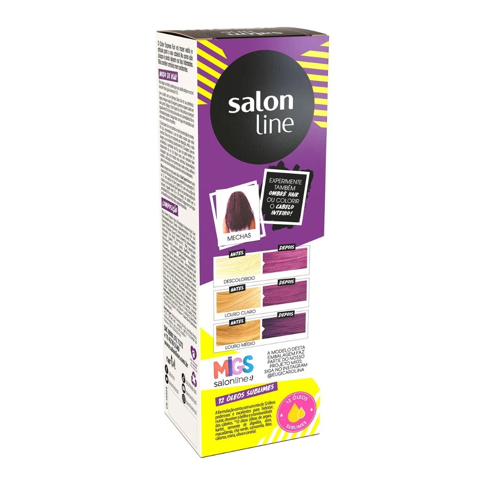 Tonalizante Salon Line Color Express 100ml Bordeaux