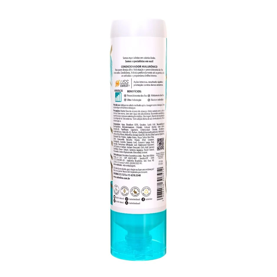 Cond Salon Line Meu Liso 300ml Acido Hialuronico