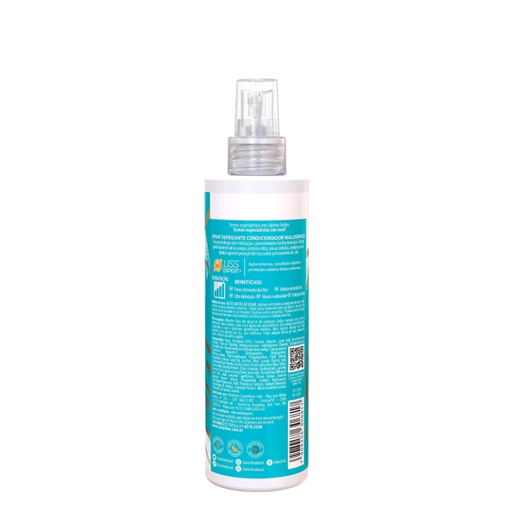Spray Defriz.salon Line Meu Liso 240ml Acido Hialuro