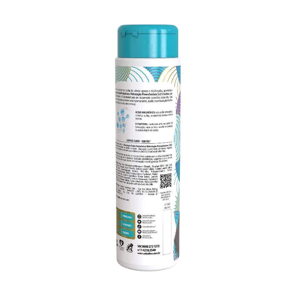 Shampoo Salon Line Sos Acido Hialuronico 300ml