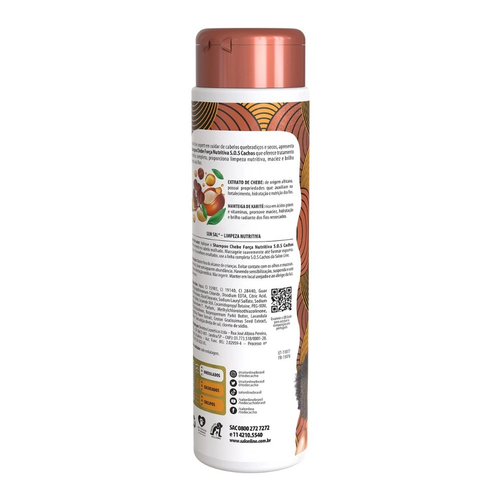 Shampoo Salon Line Chebe Sos 300ml