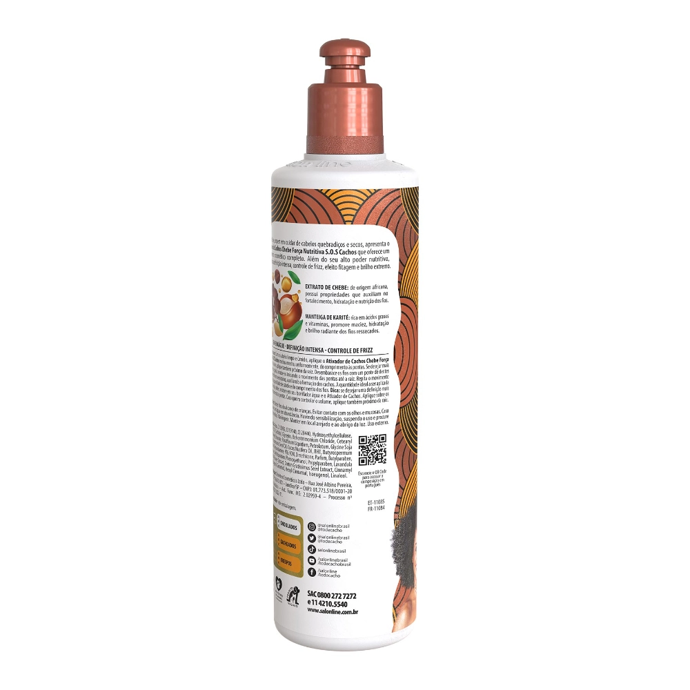 Ativador De Cachos Salon Line Sos Chebe 300ml