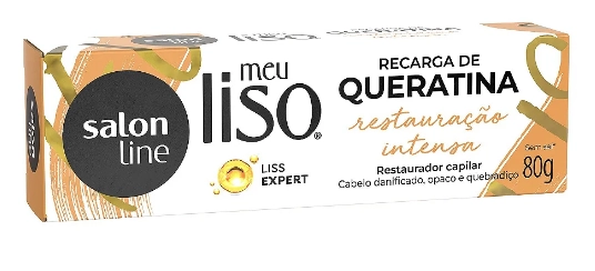 Salon Line Meu Liso Recarga Queratina 80g Restauracao Intensa
