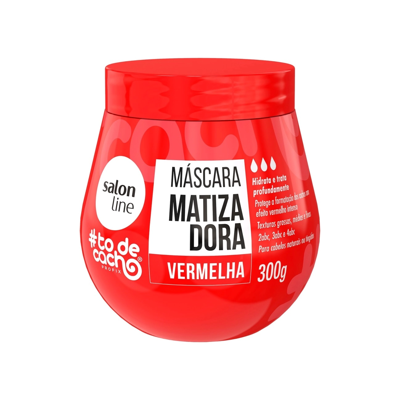 Salon Line Todecacho Masc Matiz 300gr Vermelha