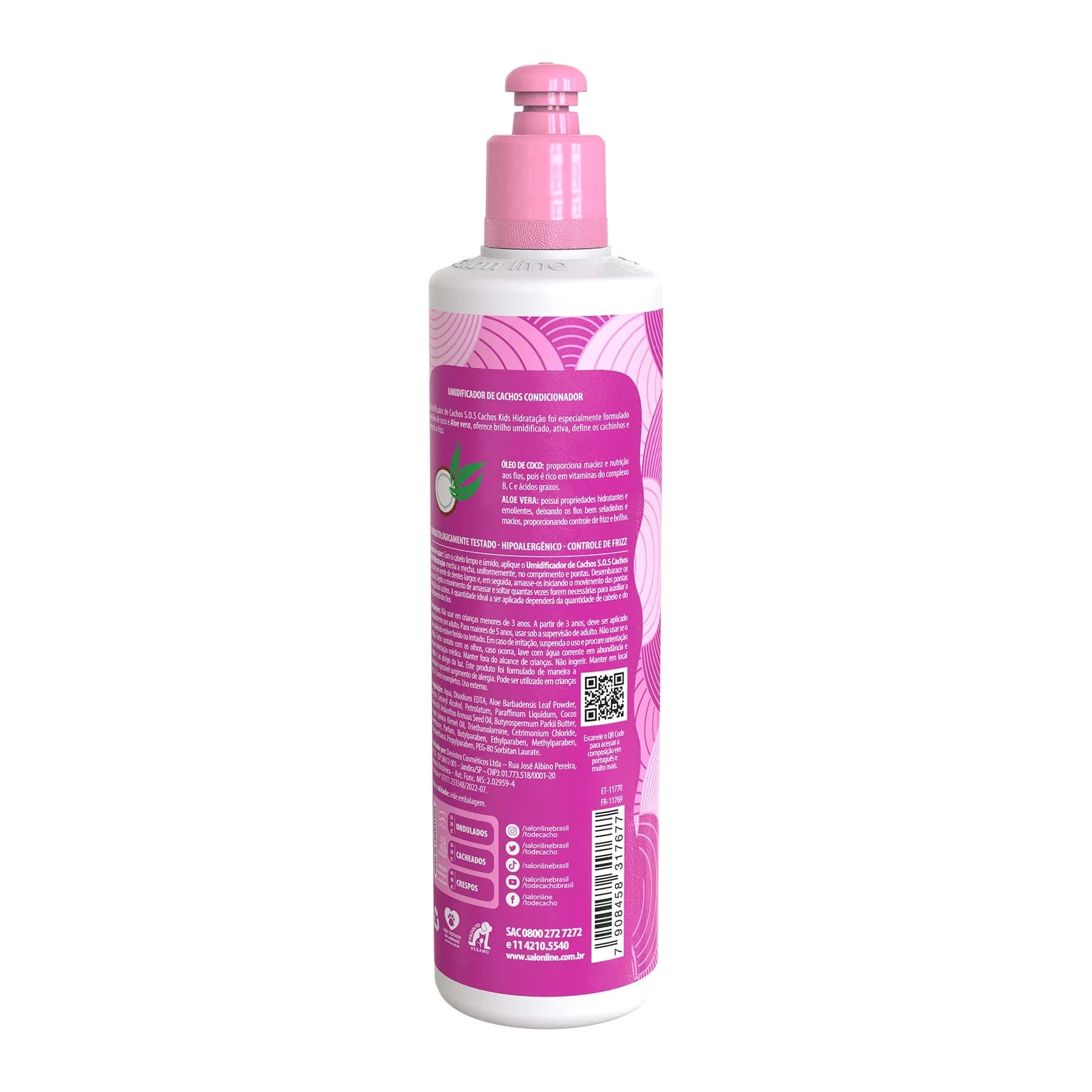 Salon Line Sos Umidificador 300ml Kids