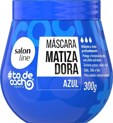 Masc Cap S Line Todecacho Matizadora 300gr Azul Maionese