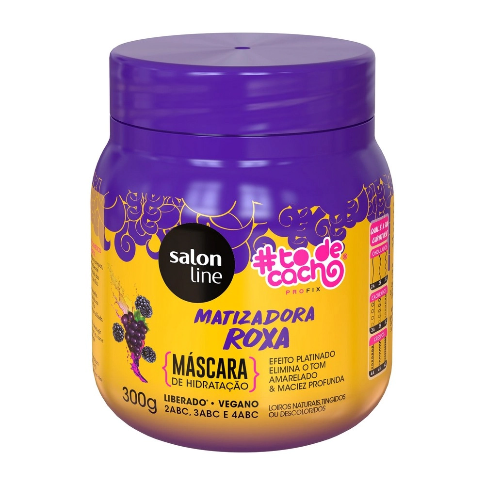 Masc Cap S Line Todecacho Matizadora 300gr Roxa Maionese