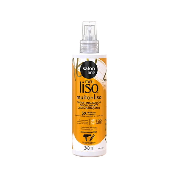 Spray Defrizante Prot Termico S Line Meu Liso 240ml Condicionador Muito Lis