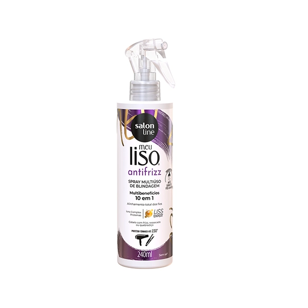 Spray S Line Meu Liso 240ml Multiuso 10 Em 1 Antifrizz