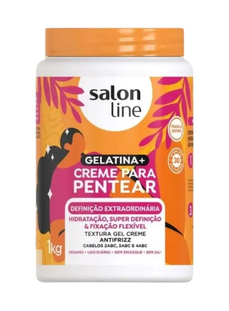 Salon Line Cr Pentear 1000g Gelatina Definicao Extraordinaria