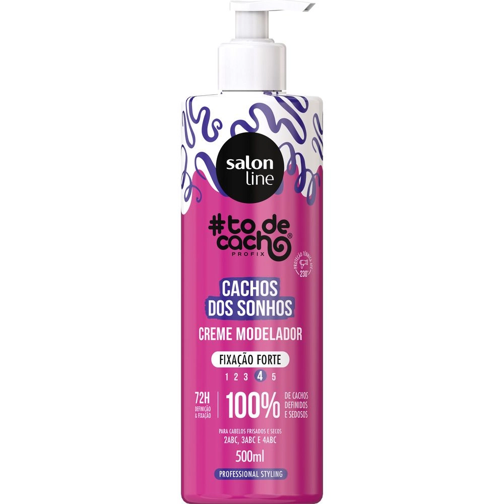 Salon Line Todecacho Cr Model 500ml Cachos Sonhos Forte