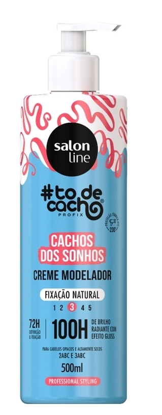 Salon Line Todecacho Cr Model 500ml Cachos Sonhos Natural
