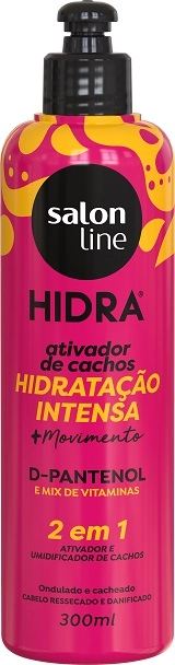 Salon Line Hidra Ativ 300ml D Pantenol E Mix Vitaminas