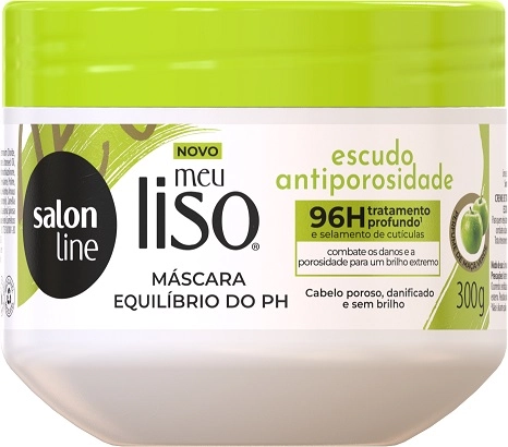 Mascara Tratamento Salon Line Meu Liso Escudo Antiporidade 500g