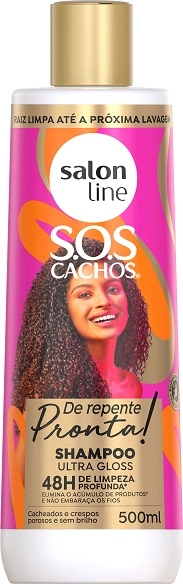 Shampoo Salon Line Meu Liso Escudo Antiporosidade 300ml