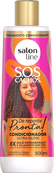 Condicionador Salon Line Sos De Repente Pronta Ultra Gloss 500ml