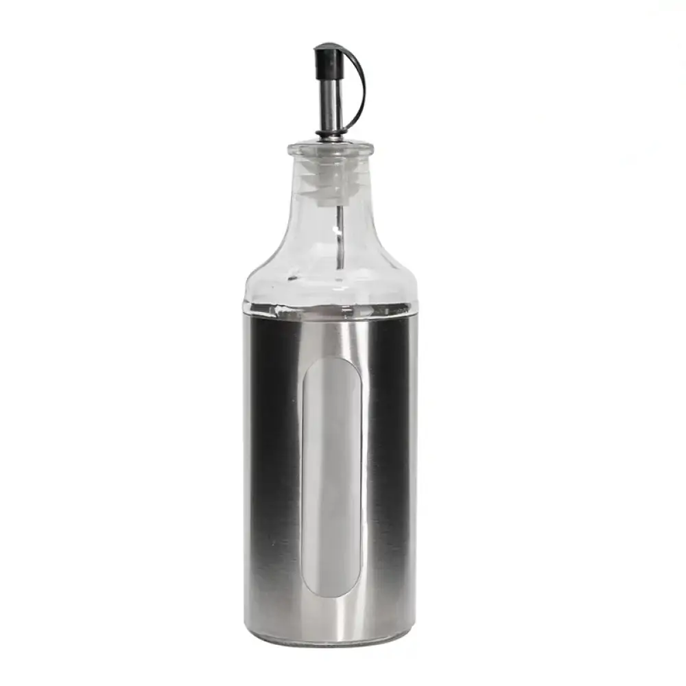 Galheteiro De Vidro C/inox Yangzi