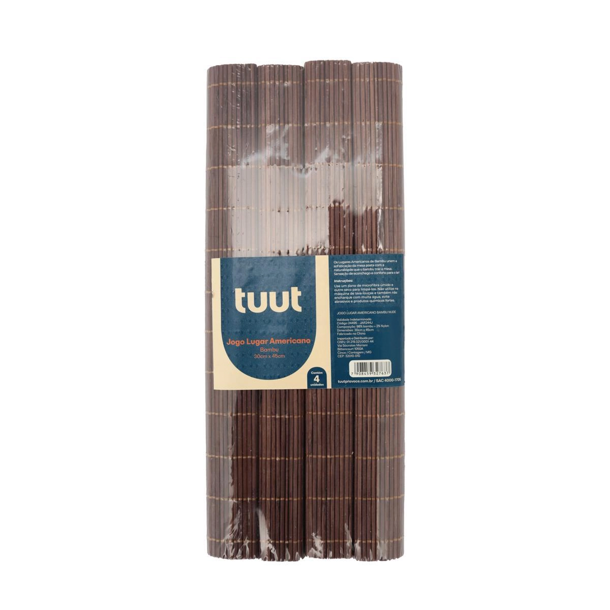 Lugar Americano Bambu 4pc