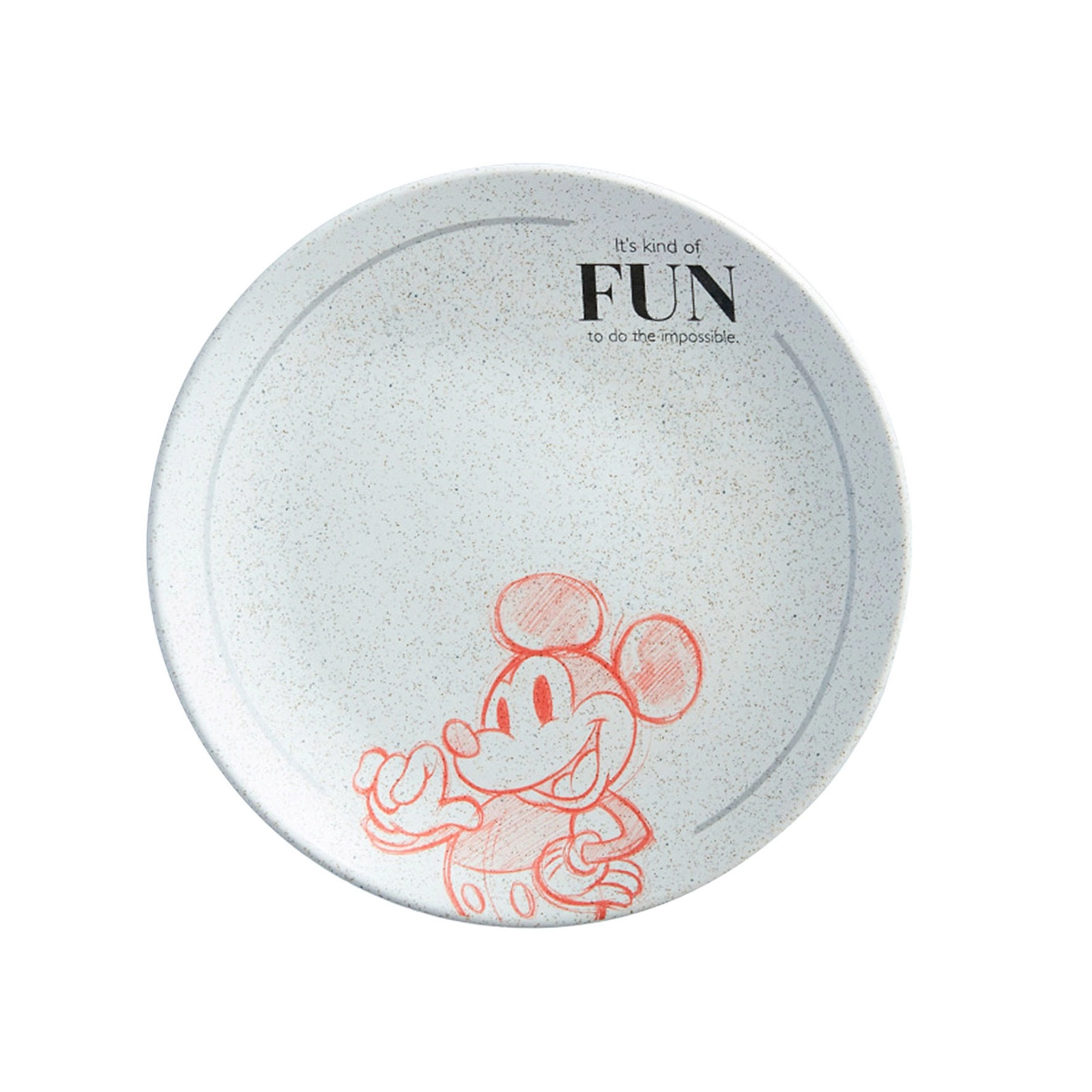 Prato Sobremesa Ceramica Mickey 20cm 26565 Yangzi