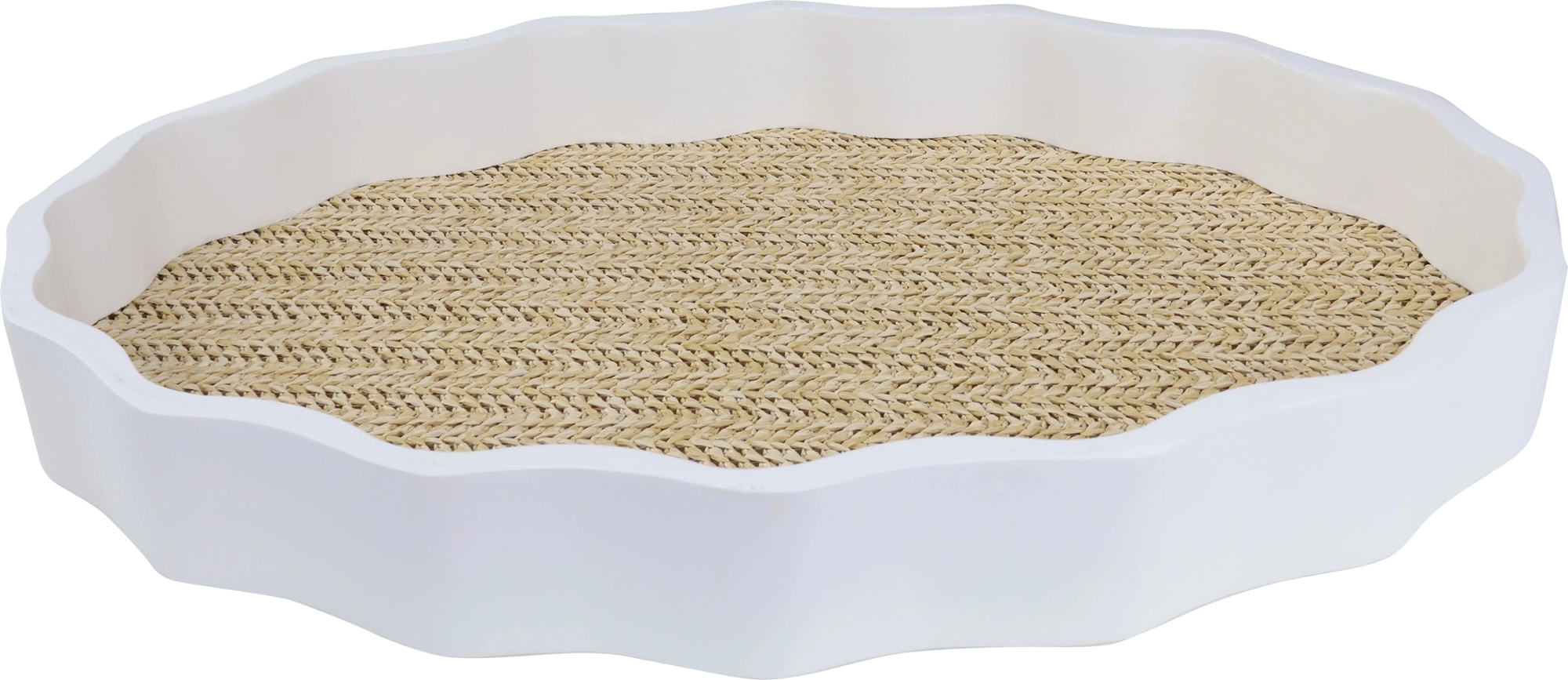 Bandeja Mdf Fundo Rattan 43x30x7cm 29834 Tuut