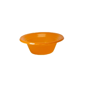 Prato Desc Fundo 15 Laranja Neon C/10 Bellocopo