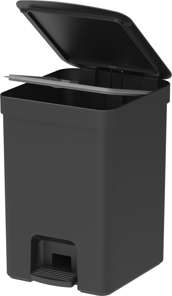 Lixeira Pedal Trium Preto 12l Lx4100ptf Martiplast