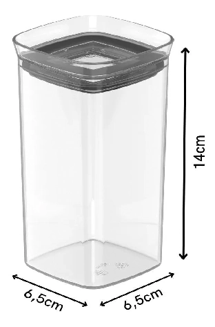 Organizador Hermetico Block Natural 0.340l Ob900nt Martiplast