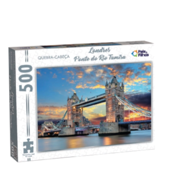 Quebra Cabeca Londres Ponte Tamisa 500pcs 792461 Pais E Filhos