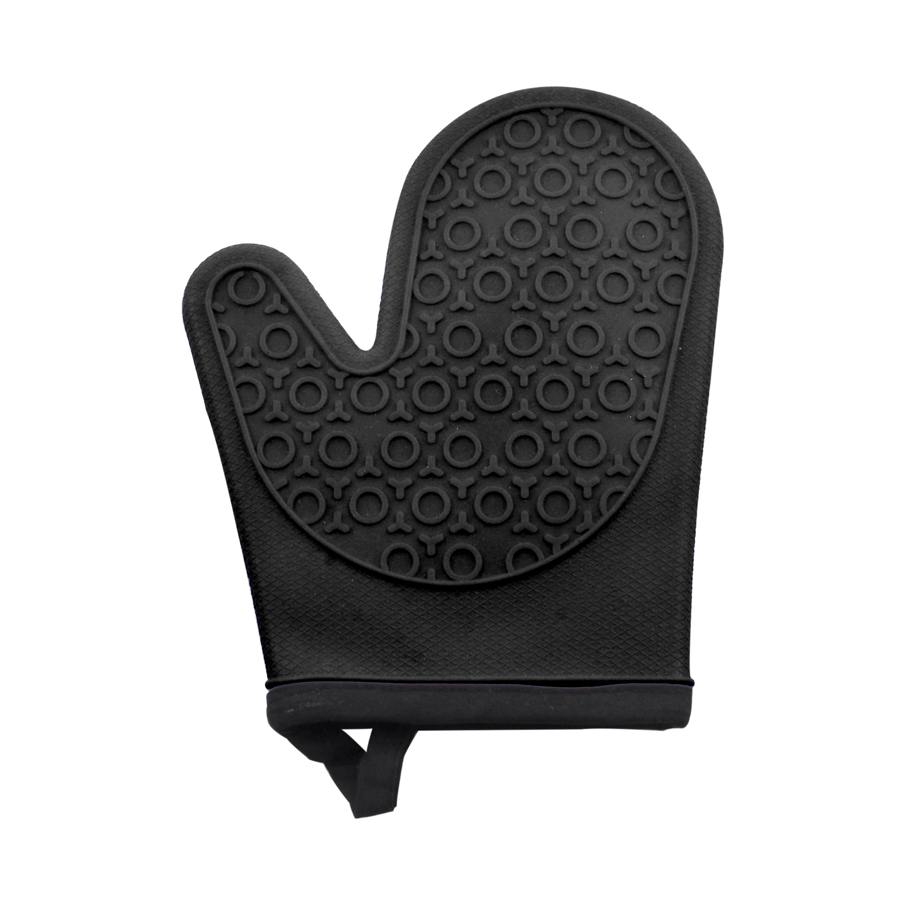 Luva Silicone Preta 22x18cm Cm48 15031 Inga