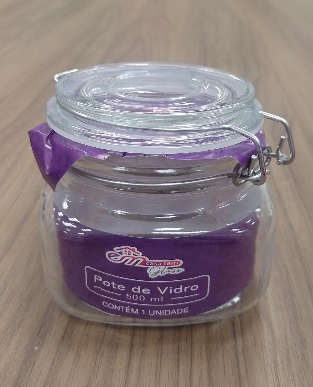 Pote De Vidro 500ml Glass