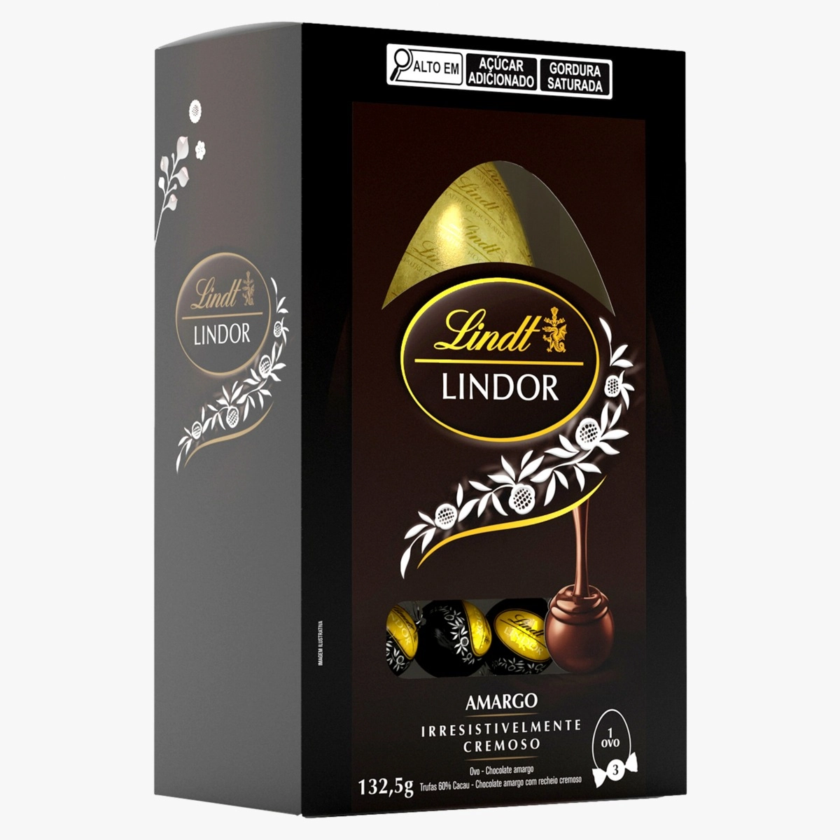 Ovo Pascoa Lindt 132,5g Amargo