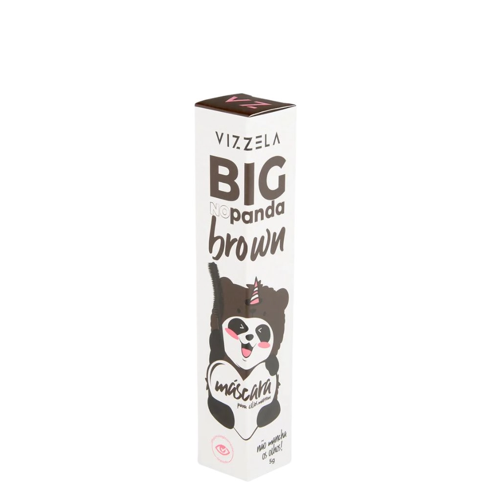 Máscara Para Cílios Brown Vizzela Big No Panda Caixa 5g