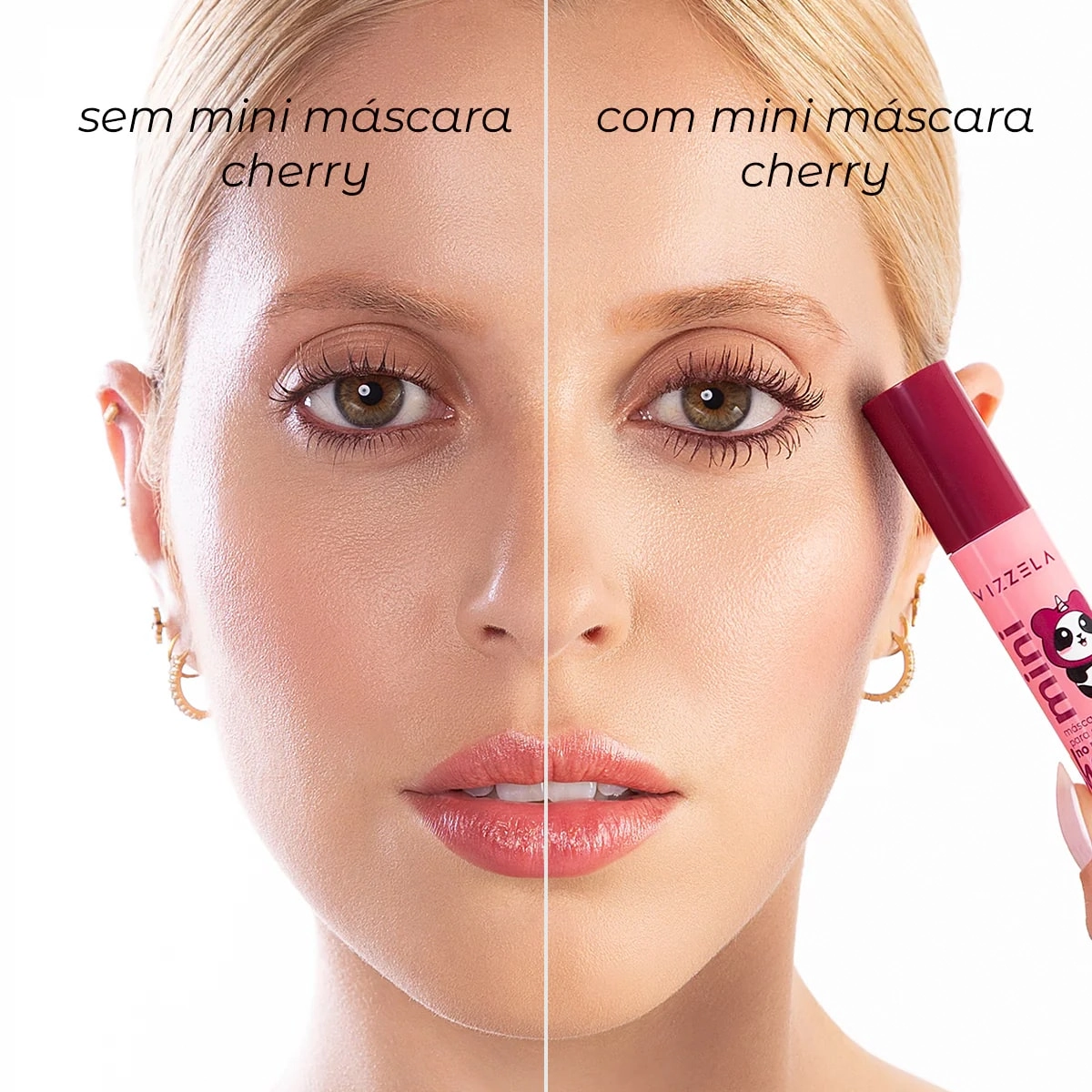 Masc Vizzela Cilios Mini Cherry