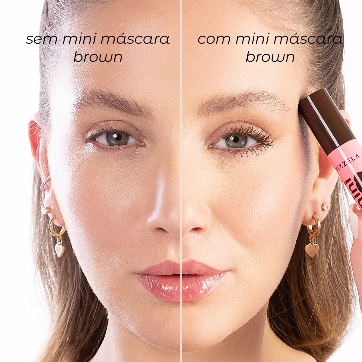 Masc Vizzela Cilios Mini Brown