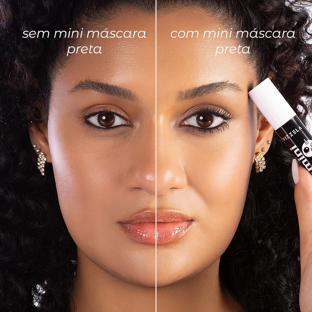 Masc Vizzela Cilios Mini Preta