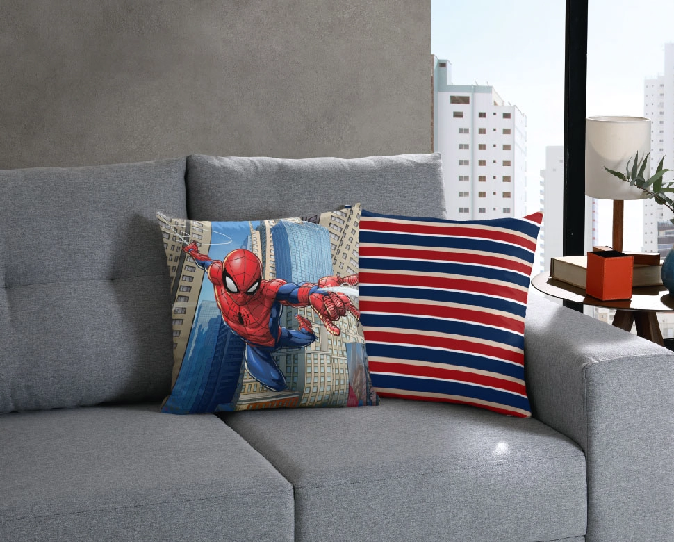 Capa Almofada Spider Man Digital 45x45cm 1011 1428 Bella