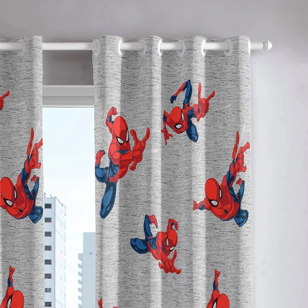 Corta Luz Ilhos Spider Man Urbano 2.40x1.70m 1405 Bella Janela