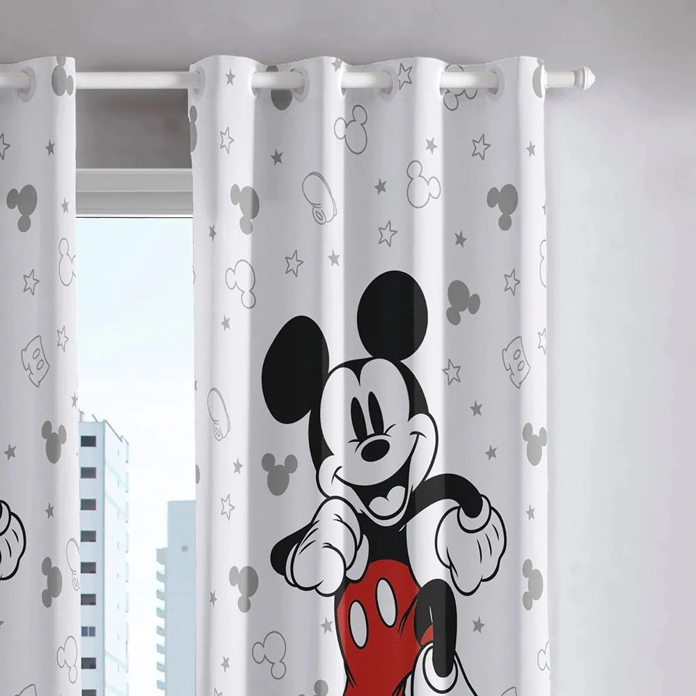 Corta Luz Ilhos Mickey Textura 2.40x1.70m 1409 Bella Janela