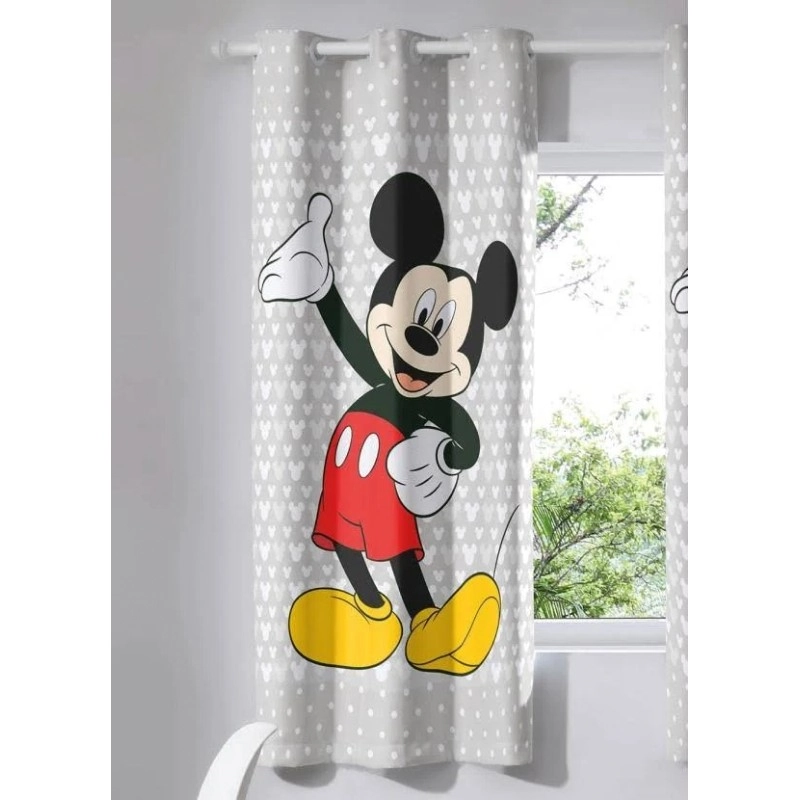 Corta Luz Ilhos Mickey Coracoes 2.40x1.70m 1440 Bella Janela