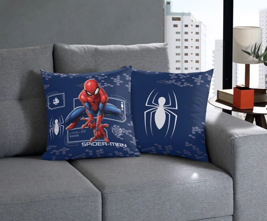 Capa Almofada Spiderman Play 45x45cm 1013.1745 Bella Janela
